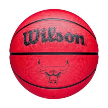 Imagem de Bola de Basquete Wilson NBA Team Tribute 7, Chicago bulls vermelha