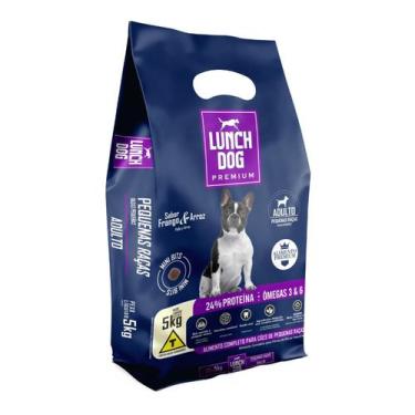Imagem de Ração Lunch Dog Premium Cães Adultos Raças Pequenas 5kg