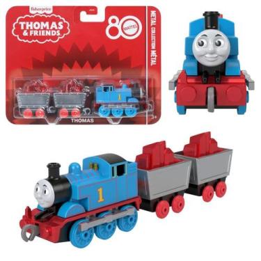 Imagem de Thomas e Amigos Metal Collection Thomas 80 Anos Mattel
