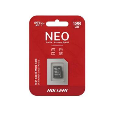 Imagem de Cartão de Memória SD Hikvision Classe 10 UHSI HIKSEMI HS TF C1 128GB