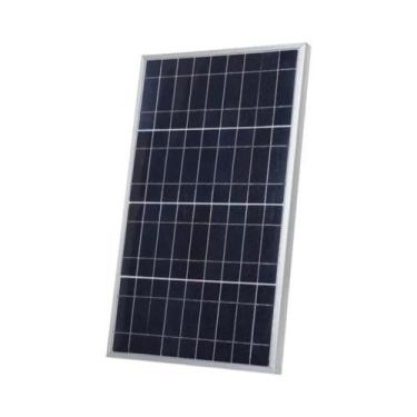 Imagem de Carregador Solar Portátil De 20W 18V Com Controlador E Clipe Jacaré Pa