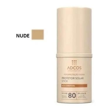 Imagem de Protetor Solar Adcos Tonalizante Base Stick Fps80 17g- Nude - Congratu