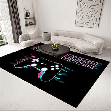 Imagem de Diumy Tapetes para controle de jogador, capacho para jogadores, retangular, resistente ao desgaste, tapete para corredor, para quarto, ambientes internos e externos, controle de jogos 1 G: 100 cm L: 200 cm