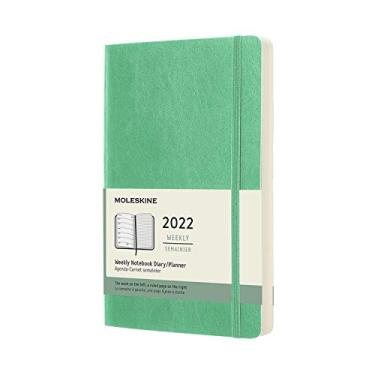 Imagem de Moleskine 2022 Weekly Planner, 12m, Large, Ice Green, Soft Cover (5 X 8.25)