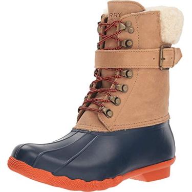 Imagem de Sperry Top-Sider Shearwater feminino, Tan/Navy, 7.5