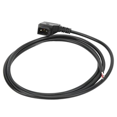 Imagem de Cabo de alimentação de 2 pinos D Tap, transmissão estável de 1m de comprimento D Tap Cabo de alimentação do monitor Cabo de alimentação leve resistente a tração para câmera de cinema de