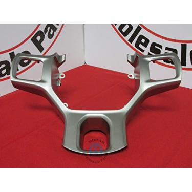 Imagem de Mopar Dodge RAM interruptor de volante prata acetinada de reposição bisel novo OEM