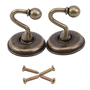 Imagem de 1 par ganchos de cortina de liga de zinco de metal retrô estilo europeu borla prendedor de parede suporte de parede suporte de cortina acessório de suspensão, verde