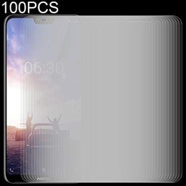 Imagem de VGOLY Protetor de tela 100 peças 0,26 mm 9H 2,5D filme de vidro temperado para Nokia X6