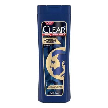 Imagem de Shampoo Clear men Cabelo e Barba 200ml 