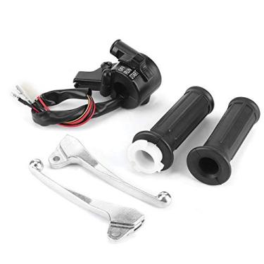 Imagem de Kit de aperto de freio do acelerador, 1 par de alavancas de freio do interruptor carcaça do acelerador de motocicleta serve para PW50 PY50 PEEWEE 50 DIRT BIKE