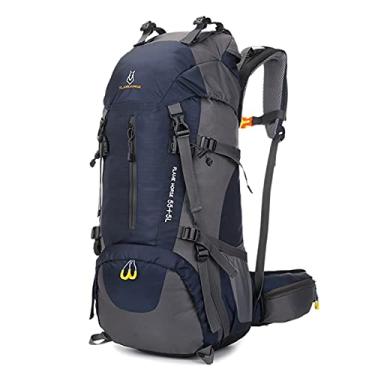 Imagem de Tingpai 60L Mochila de Caminhada Esporte ao ar livre resistente à Água Trekking Mountaineering Mochila de Viagem com Compa mento de Sapatos pa Homens e Mulheres