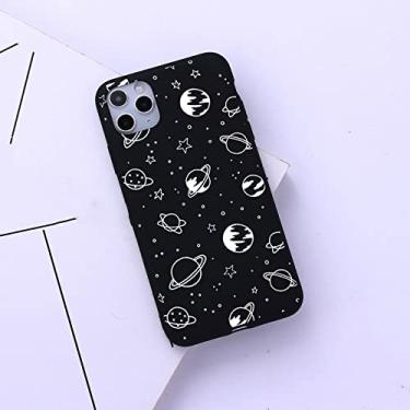 Imagem de Outer Space Planet Stars Moon Phone Case para iPhone 14 13 12 Pro XS Max XR 5 5S SE 2020 6 6S 7 8 Plus 13 12 Mini Capa de Silicone, xxyuzhou, Para iPhone X XS