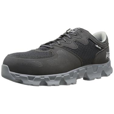 Imagem de Timberland PRO sapato masculino PowerTrain de liga e bico Electro Dissipativo Estático Industrial, Black/Grey Microfiber and Textile, 8.5 Wide