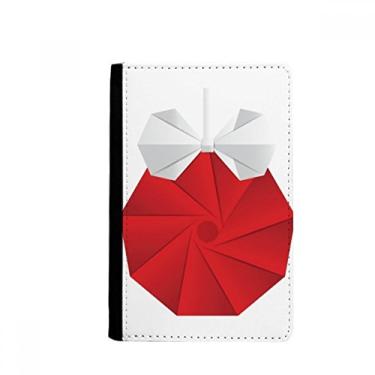 Imagem de Porta-passaporte abstrato padrão de decoração de origami de natal notecase burse capa carteira porta-cartão, Multicolor
