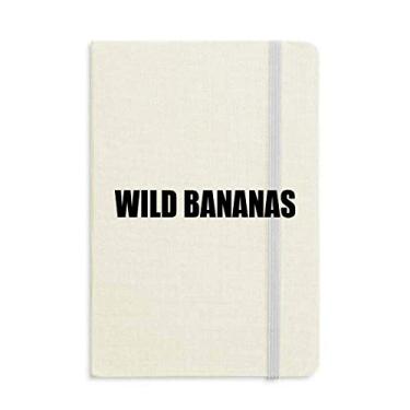 Imagem de Caderno de frutas Wild Bananas frutas nome alimentos capa dura diário clássico presente A5