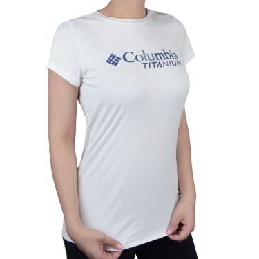Imagem de Camiseta Feminina Columbia Neblina Titanium Branco - 320471