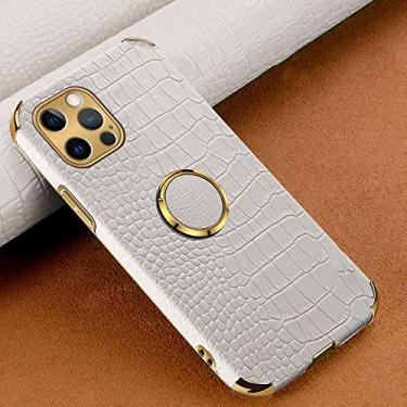 Imagem de Capa de celular de couro de crocodilo de luxo para iPhone 14 para iPhone 14 Pro Plus 12 Mini 13 11 Pro Max, 05, com anel, para iPhone XS