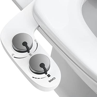 Imagem de Ciays Assento de Toliet, bidê manual alongado não elétrico com ajuste de pressão e posição do pulverizador