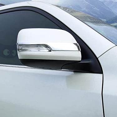 Imagem de JIERS Para Toyota Land Cruiser Prado 2010-2019, guarnições de capa de espelho retrovisor lateral da porta do carro