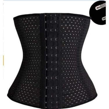 Imagem de Cinta Modeladora Redutor Cintura Elastique (Preto, 38)