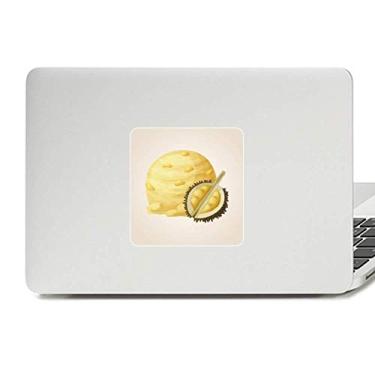Imagem de Adesivo amarelo Durian Ice Cream Ball picolés Vinil Paster Laptop Decoração PC