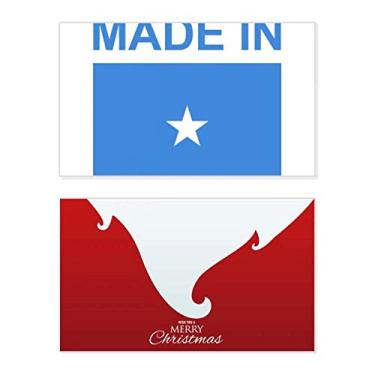 Imagem de Made in Somalia Country Love Holiday Merry Christmas Parabéns Card Christmas Letter Message