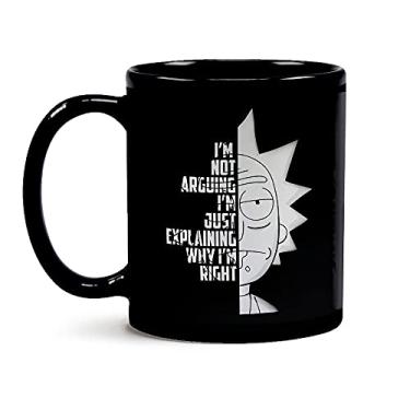 Imagem de Caneca Rick and morty I am right black