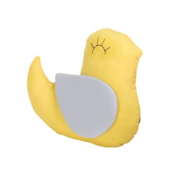 Imagem de Laura Baby Almofada Decorativa Amarelo Passarinho 11 cm x 27 cm x 28 cm Algodão Poliéster Macia Indoor Decoração
