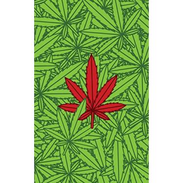 Imagem de Cannabis Rating Journal - Red Maple Leaf: 5 X 8 200 Page/100 Sheet Blank Form THC CBD Cannabis Rating