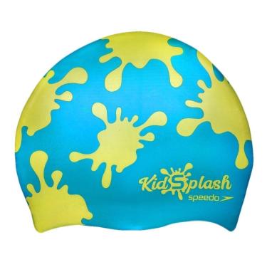 Imagem de Touca de Natação Speedo Splash Club Infantil - Verde - Único-Masculino
