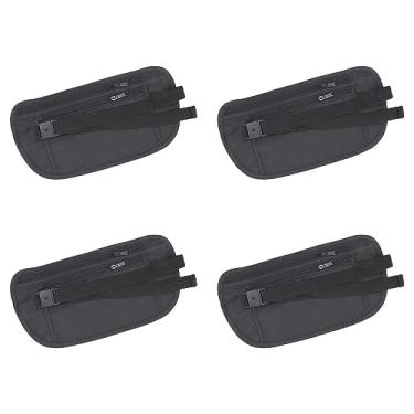 Imagem de Pochete Ajustável Doleira Porta Dinheiro Documento 4 Peças