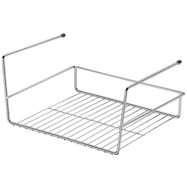 Imagem de Organizador suspenso para prateleira/armário 26cm cromado - Organizare - Future