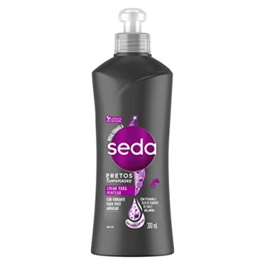 Imagem de Creme Para Pentear Seda 300Ml Pretos Luminosos, Seda, Branco