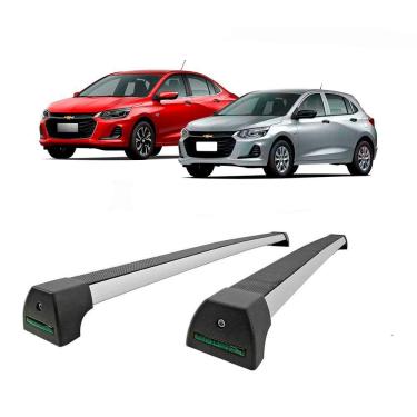 Imagem de Rack de Teto Alumínio Onix Hatch/ Sedan 2020 até 2024 Long Life