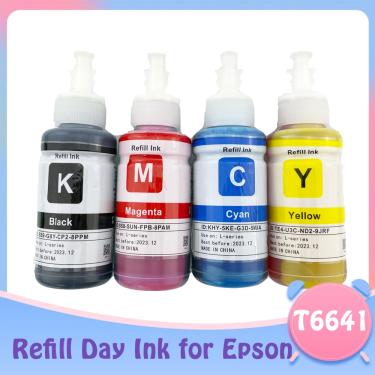 Imagem de 70ML Kit De Recarga de Tinta de Impressora Substituição Para Epson EcoTank L1300 L850 L3050 L3060