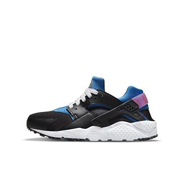 Imagem de Nike Big Kid's Huarache Run Black/Mint Foam-LT Photo Blue (DR0166 001) - 7