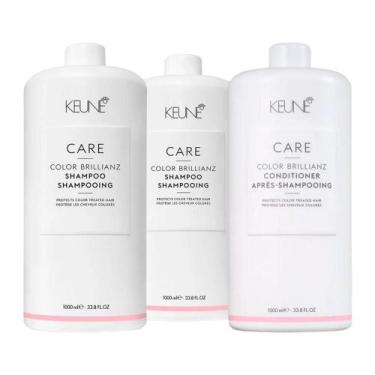 Imagem de Kit Keune Color Brillianz 2X Shampoo 1000ml, Condicionador 1000ml - Ke