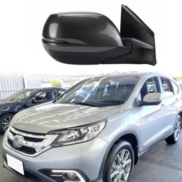 Imagem de Substituição do espelho lateral do passageiro adequado para CRV CR-V RM1 RM2 RM4 2012 2013 2014 2015 2016 CRV CR-V RM1 RM2 RM4 Conjunto de espelho retrovisor lateral do carro, lente ajustável