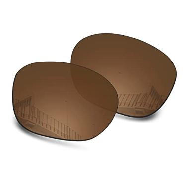 Imagem de Well-aimed Lentes de substituição compatíveis com óculos de sol Oakley Garage Rock OO9175 - Marrom polarizado