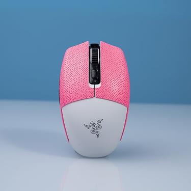 Imagem de Hokeyio Adesivo de fita adesiva de mouse para Razer Orochi V2 antiderrapante, rosa