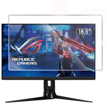 Imagem de Pacote com 2 protetores de tela antirreflexo para monitor de 18,5 polegadas para desktop padrão ou curvo 16:9 widescreen, reduz o brilho e a tensão dos olhos, antiimpressões digitais (41 cm L x 23.1