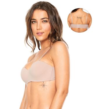 Imagem de Sutiã Trifil Tomara que caia Liso Bege TrifilQ05565 feminino