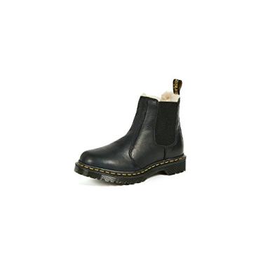 Imagem de Bota feminina Dr. Martens Leonore polida de couro Wyoming, Black Burnished Wyoming, 9