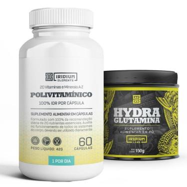 Imagem de Kit Hydra Glutamina 150 + Polivitamínico-Unissex