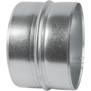 Imagem de Vent Systems Conector de duto de aço galvanizado de 15,24 cm - Extensão de duto de ventilação redonda - Acoplador de ventilação de metal - Conector de tubo galvanizado