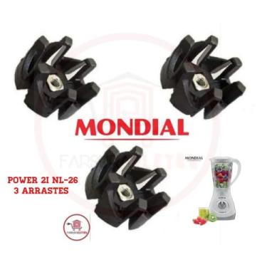 Imagem de Arraste Acoplamento do Copo 3 Peças Liquidificador Mondial Power 2i NL