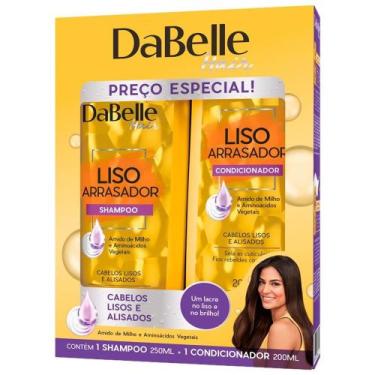 Imagem de Shampoo 250ml + Condicionador Dabelle Liso Arrasador 200ml