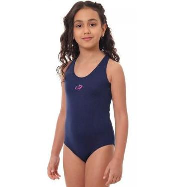 Imagem de Maio Infantil Helanca C/ Forro Frontal Hammerhead Nataçao, Marinho, 16