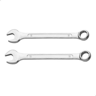 Imagem de Kit 2 Chave Combinada 15e16mm Aço Carbono Boca E Estrela - Darujo